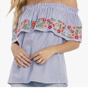 Miss Me off the shoulder top NWT